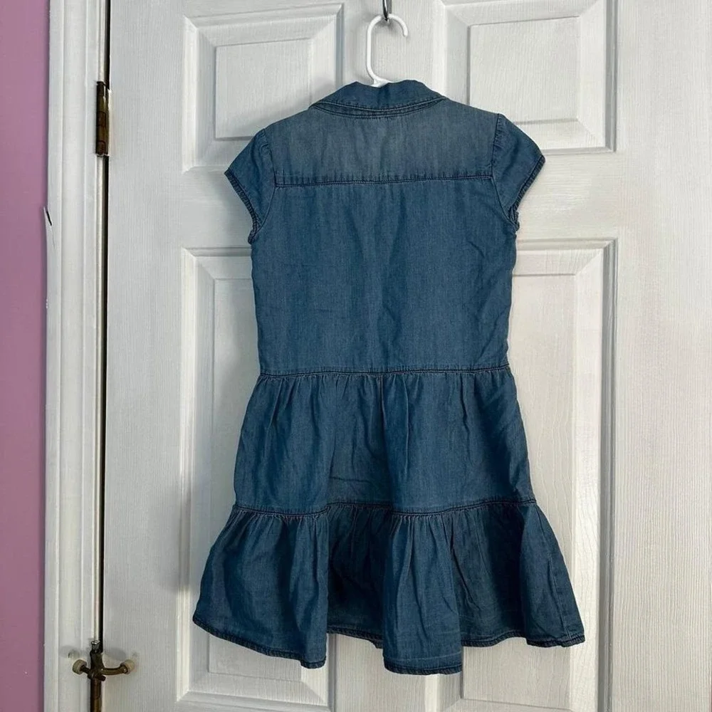 Bebe Girls Jean Dress‎ Size 7 NWOT